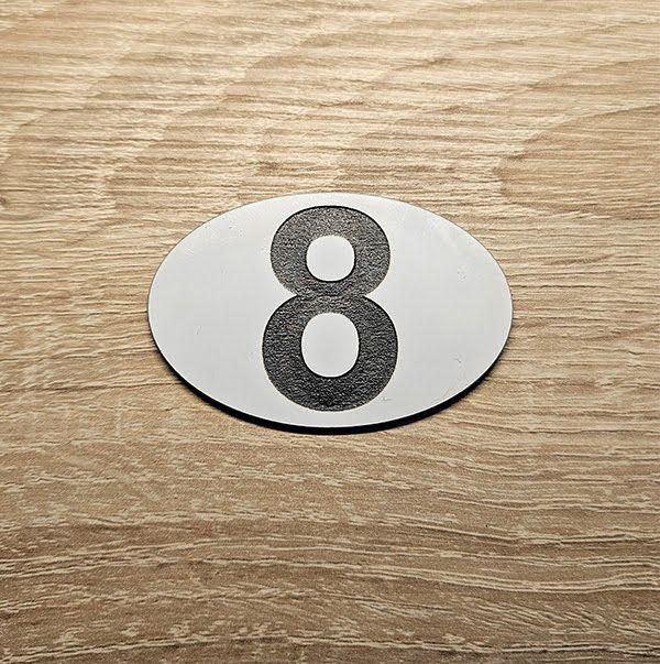 Brojevi za vrata elipsa