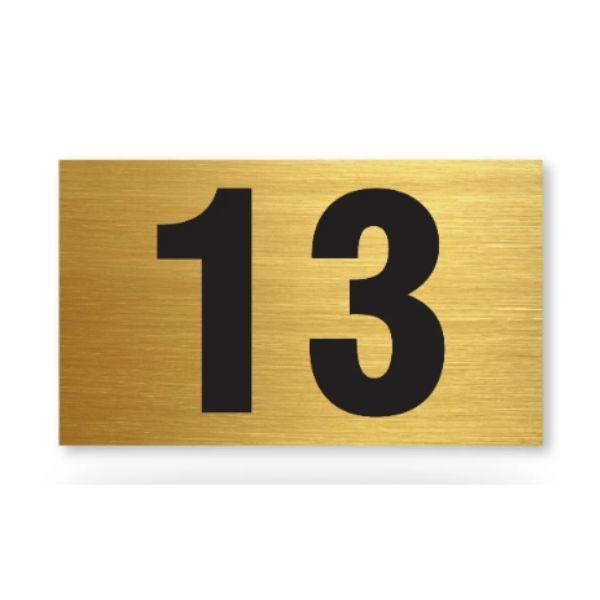 Brojevi za vrata kvadrat